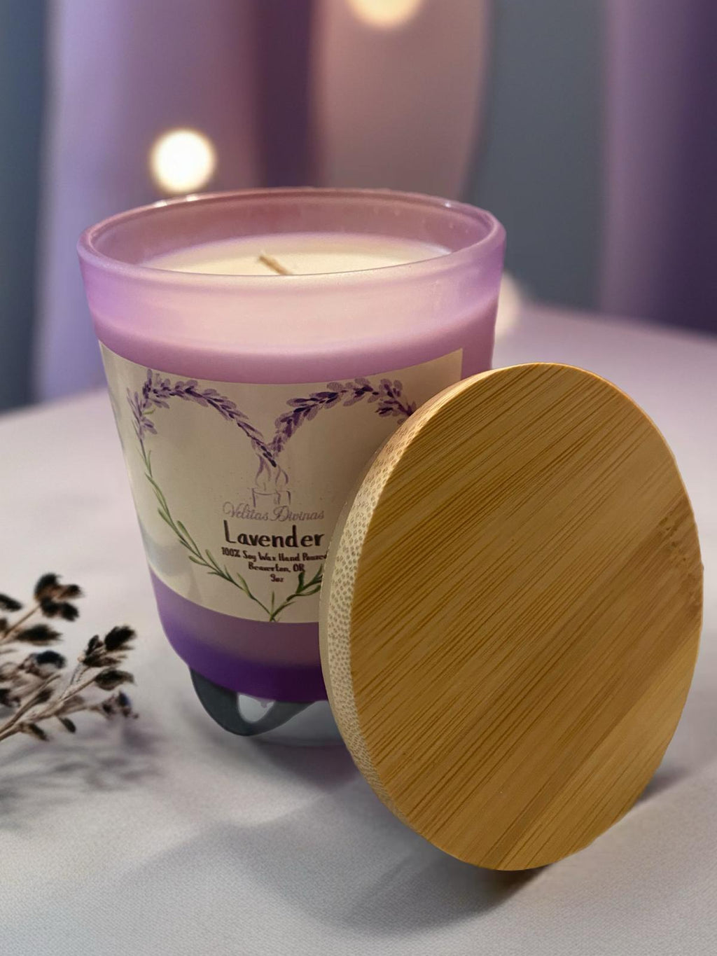Lavender candle