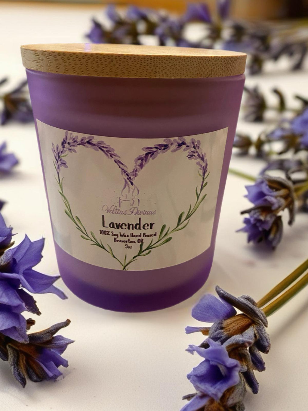Lavender candle