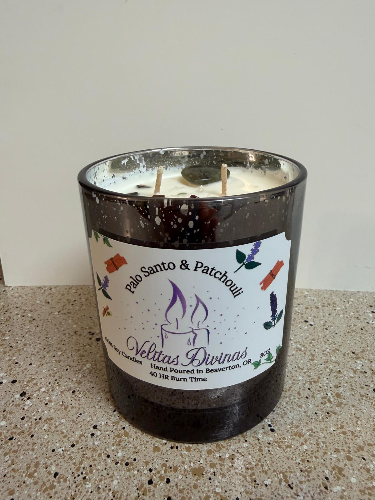 Palo santo & patchouli candle